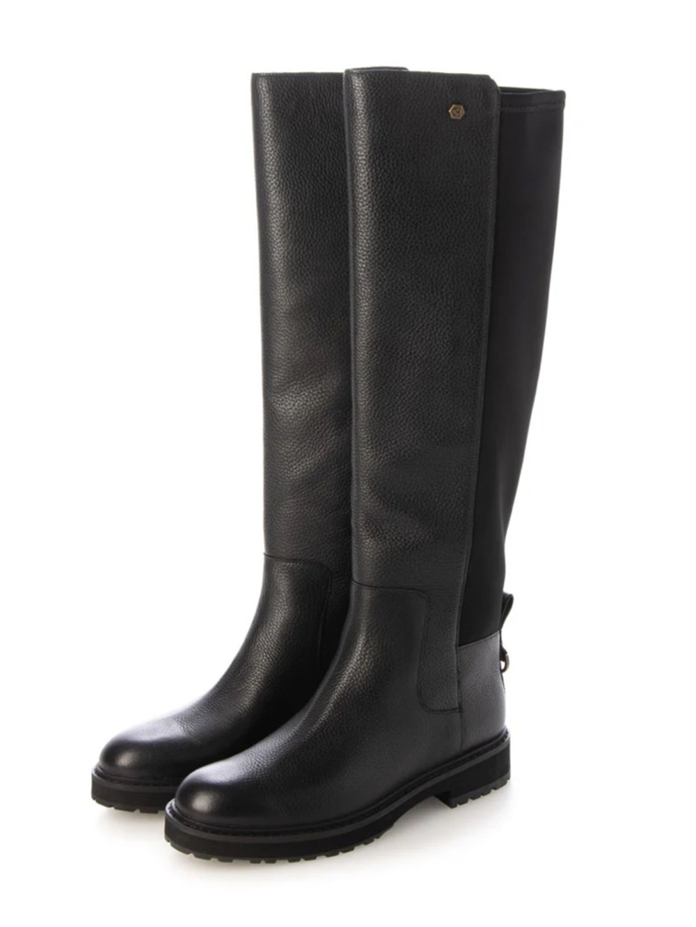Cole‎ Haan Greenwich Tall Waterproof Riding Boots Black Leather Size 9